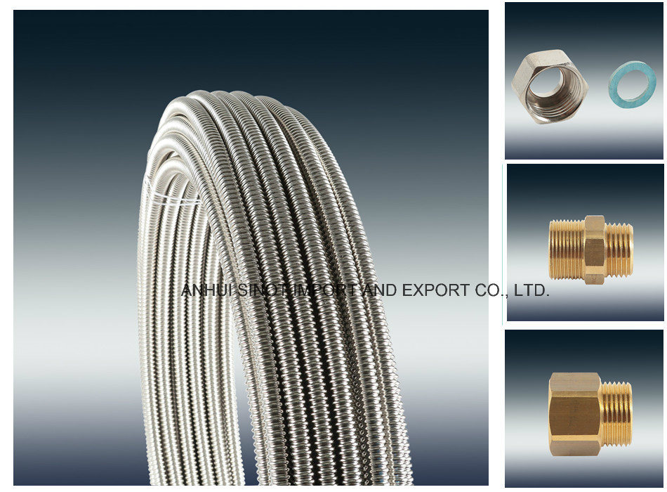 Corrugated Stainless Steel Water Hoses Dn25- 1 1/4