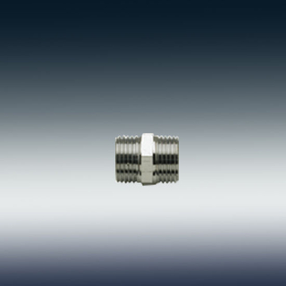 F-0002-1001np Nickel Plated Brass Parallel M/M Nipple Dn10