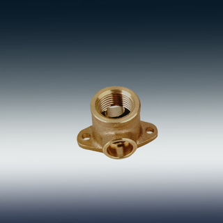 F-0007-1001 Wall Elbow Flange 1/2"