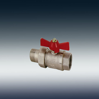 F-0008-1032 Brass M/F Ball Valve 1"