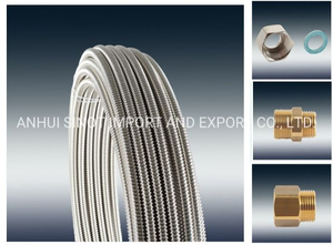 Corrugated Stainless Steel Water Pipe Dn10-3/8"