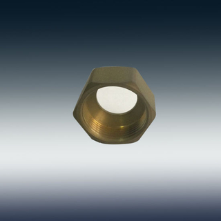 F-0001-1001 Brass Nut 3/8"